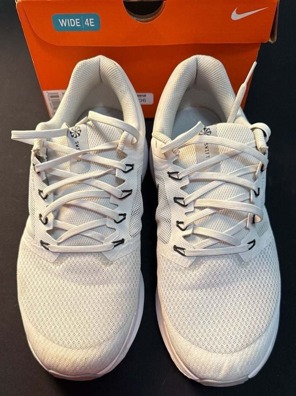 Nike Run Swift 3 Men's Extra Wide (4E) Road Running Shoes - Photon Dust/White